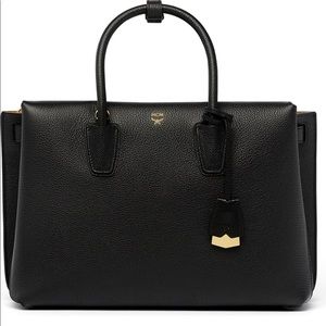 MCM Large Mila Tote in Black